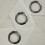 Ensfarvede transparente gardiner lysfiltrerende 2 paneler 54" x 3