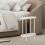 Acrylic Small Two-Tier Modern Nightstand 7