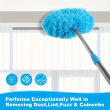 Plumeau en microfibre avec manche extensible, 1 pièce