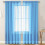 Transparente gardiner med lysfiltrering, 2 paneler, 41x84 tommer 1