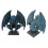 Blå harpiks gargoyle statue haveornament gotisk stil 6