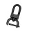 Snap Hook Swivel Clasp with Screw Bar Black 2 Pack 6