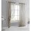 Transparente gardiner med lysfiltrering, 2 paneler, 41 x 84 tommer 1