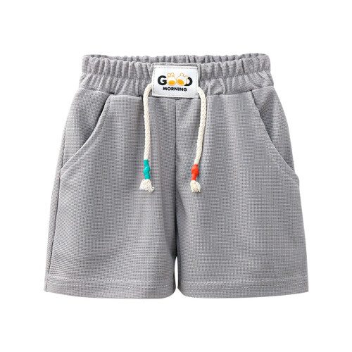 Flickors sommarshorts i bomull grå 6-7 år