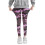 Κολάν καμουφλάζ για κορίτσια με ψηλή μέση, ελαστικό, απαλό μωβ 5 1