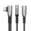 Type C til 3,5 mm hovedtelefonadapter med 60W PD og 90 vinkel 1