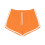 Short de course taille haute pour femme avec cordon de serrage 1