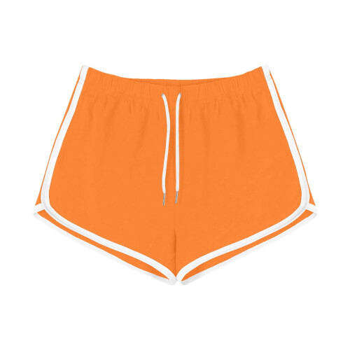 Short de course taille haute pour femme avec cordon de serrage