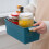 Πλαστικό ανοιχτό καλάθι αποθήκευσης με λαβές 1 συσκευασία 8
