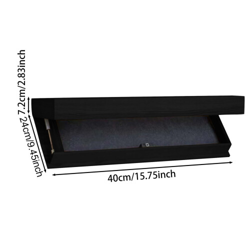 Magicflap flytande hyllplan med dolt fack, 1-pack 1