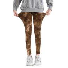 Mädchen-Leggings mit Camouflage-Muster, hoher Bund, dehnbar, weich, 7 Jahre