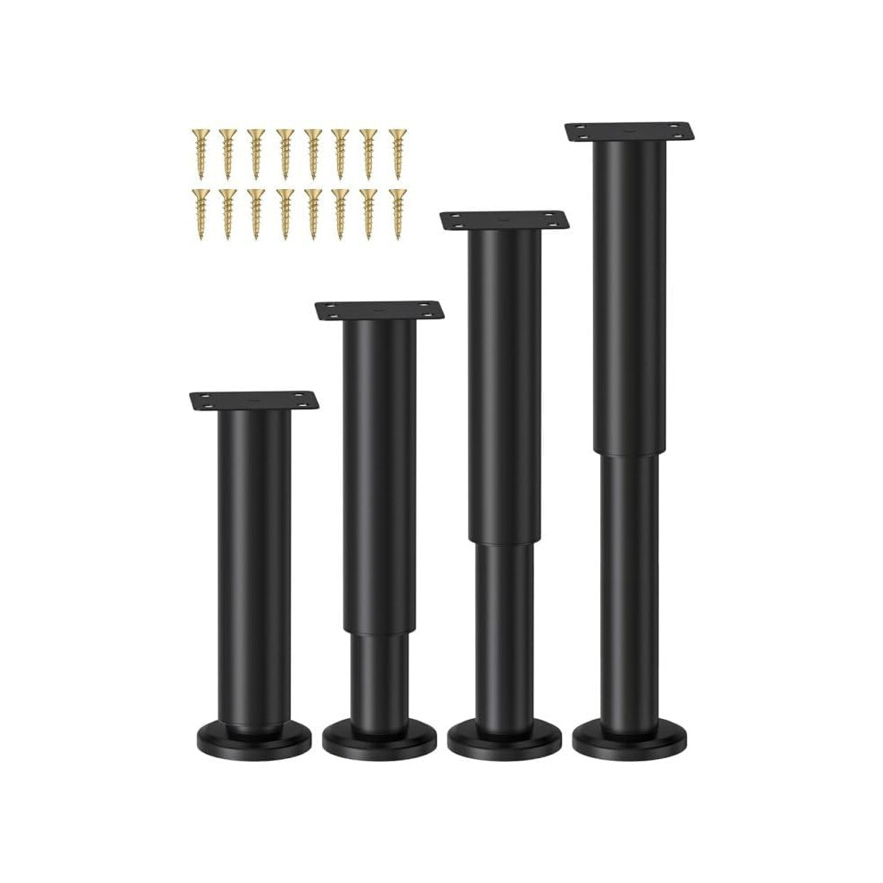 Adjustable Metal Bed Legs 7.08-12.2 Inches 4 Pcs 9193271437697