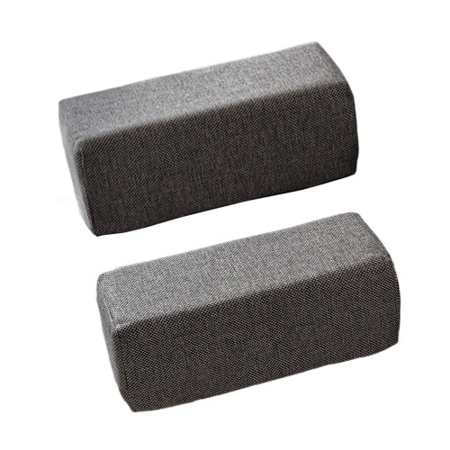 Braccioli per sedia da ufficio, grigio scuro (2 pezzi) 1