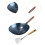 Deevoka Wok Pan with Wooden Handle 30 cm 8