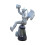 Gartengargoyle-Statue mit Solarlicht grau 3