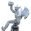 Gartengargoyle-Statue mit Solarlicht grau 6