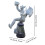 Gartengargoyle-Statue mit Solarlicht grau 7