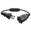 2-Prong Polarized Extension Cord with Switch Black 13A 125V 3