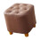Footstool ottoman brown 1 piece 5