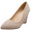 Beige pumps med hæl til damer, størrelse 5,5 1