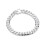 Men's 925 Sterling Silver Square Bangle Bracelet 20cm 5