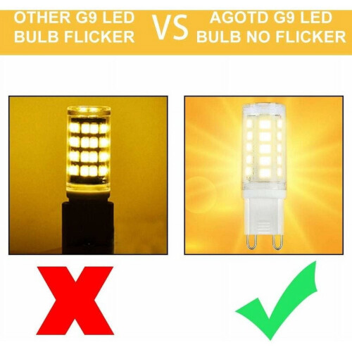 Λαμπτήρες G9LED Θερμό Λευκό 3.5W Κεραμικοί Χωρίς Ρύθμιση Ρύθμισης 2
