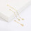 Extensor de collar de plata de ley chapado en oro de 14k (cadena 3) 3
