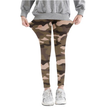 Mädchen-Leggings im Camouflage-Look, hoher Bund, dehnbar, weich, ab 5 Jahren