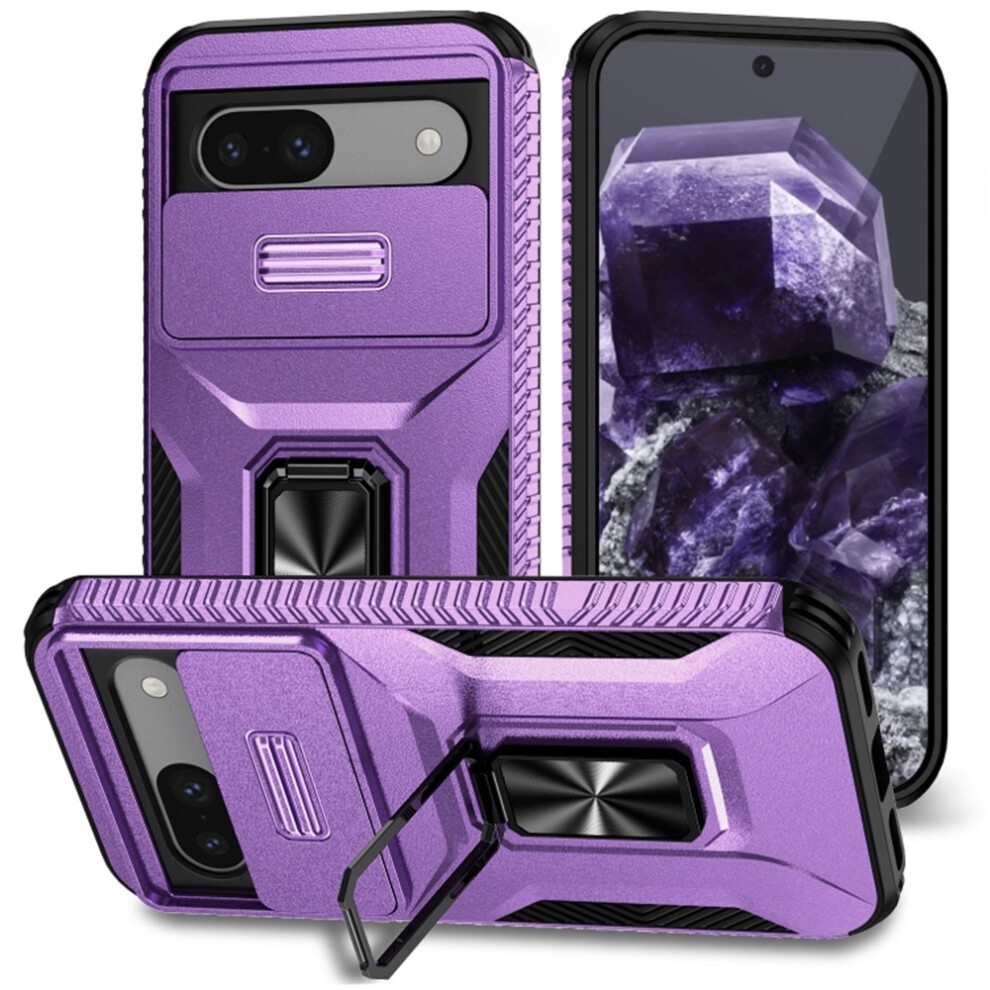 Google Pixel 8A Slim Shockproof Hybrid Case Purple 9418476956072