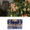 Palline di Natale decorative nere e oro, 100 pezzi 6