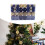 Palline di Natale decorative nere e oro, 100 pezzi 8