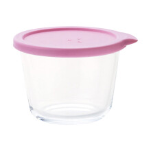 Glasskåler med lufttette lokk, 170 g og 225 g, sett med 1 stk.