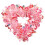 Hjerteformet krans farverig Valentinsdagsdekoration 2