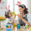 Easter Mini Basket Blue Plastic Woven Basket 4