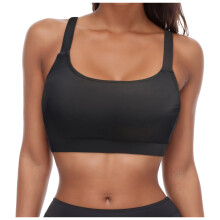 Haut de bikini pour femme Ă encolure ronde, bretelles larges et dos en U