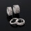 Wedding Ring Elastic Stretch Ring with Crystal Inlay 7