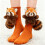 Γυναικείες κάλτσες 3D Knit Sloth, 1 ζευγάρι 2