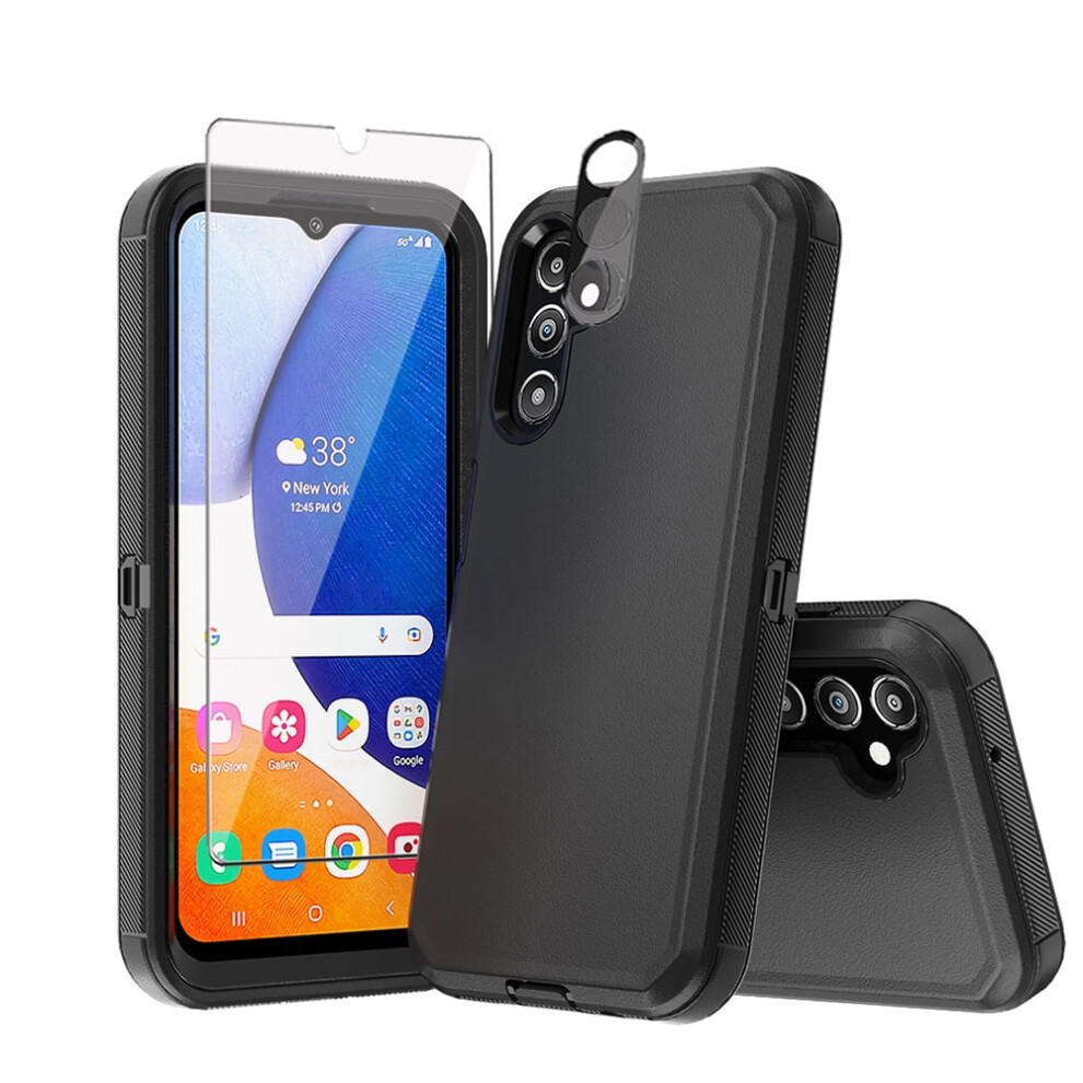 Xhy Galaxy A15 5G Case Military-Grade Shockproof Black 9130661265232