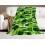 Manta de flanela camuflada verde, 76 x 102 cm (30 x 40 polegadas) 3