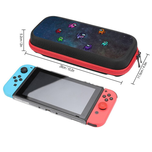 Θήκη μεταφοράς Amongus για συμβατότητα με Nintendo Switch, φορητή θήκη μεταφοράς με σκληρό 1