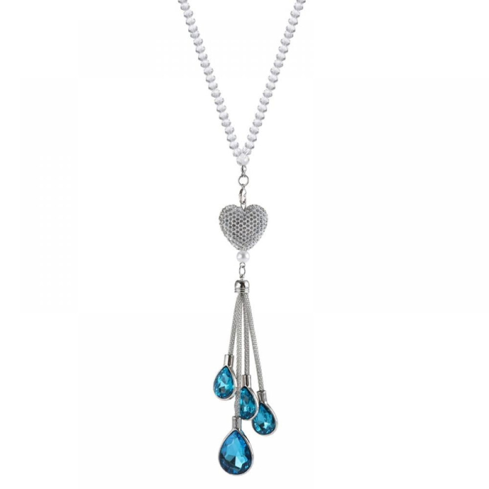 Heart-Shaped Diamond Crystal Car Pendant For Rearview Mirror 9130661264976