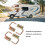 4 Pezzi e Track J Hook Carico 1200 Libbre per Pick- RV Accessori Marini 3