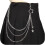 Y2K Star Pants Chain Silver Unisex Accessory 1pc 1
