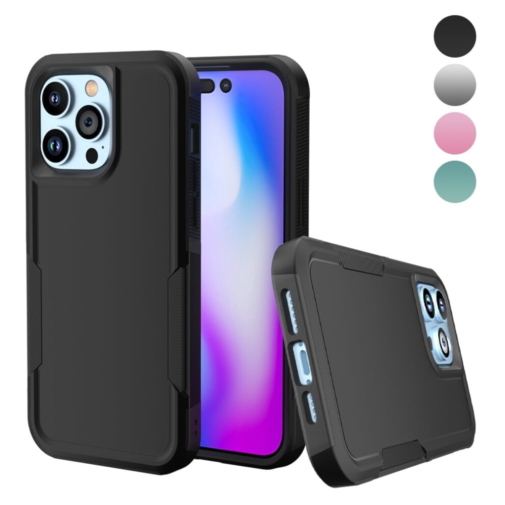 Iphone 14 Pro Case Shockproof Full Coverage Black 9170372487325