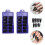 Black Coffin Press-on False Nails 200pcs 3