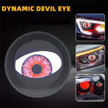 Zestaw Reflektorów LED 2-Calowe Devil Eye Car Dynamic Devil Eyes z Pilotem Zdalnego Sterowania Akcesoria do Montażu Reflektorów
