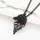 Wolf Head Necklace for Men Retro Pendant Chain 2pcs 4