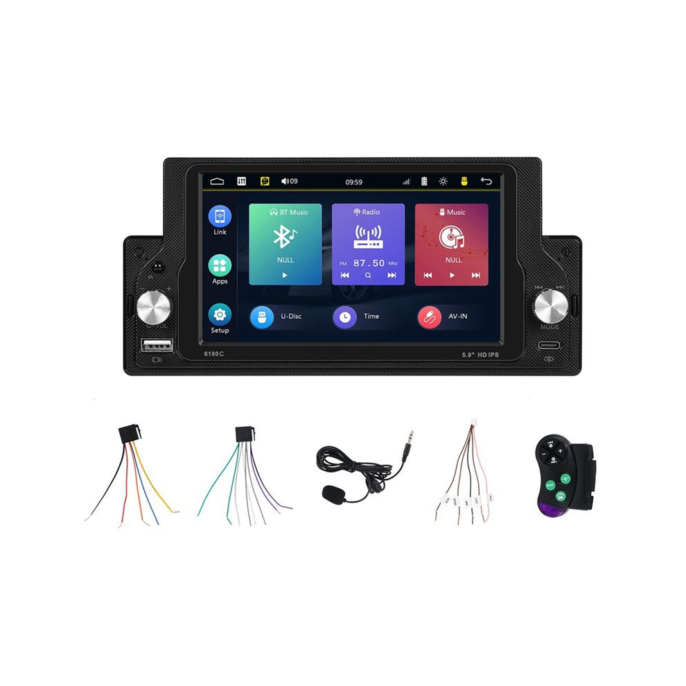 5.9Inch Car Radio 1Din Carplay Android Auto Multimedia Player Universal Car Radio Fm Usb Swc Eq Mirror Link 6033119957501