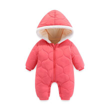 Babysnødress med hette, vinterdress for 12–18 måneder
