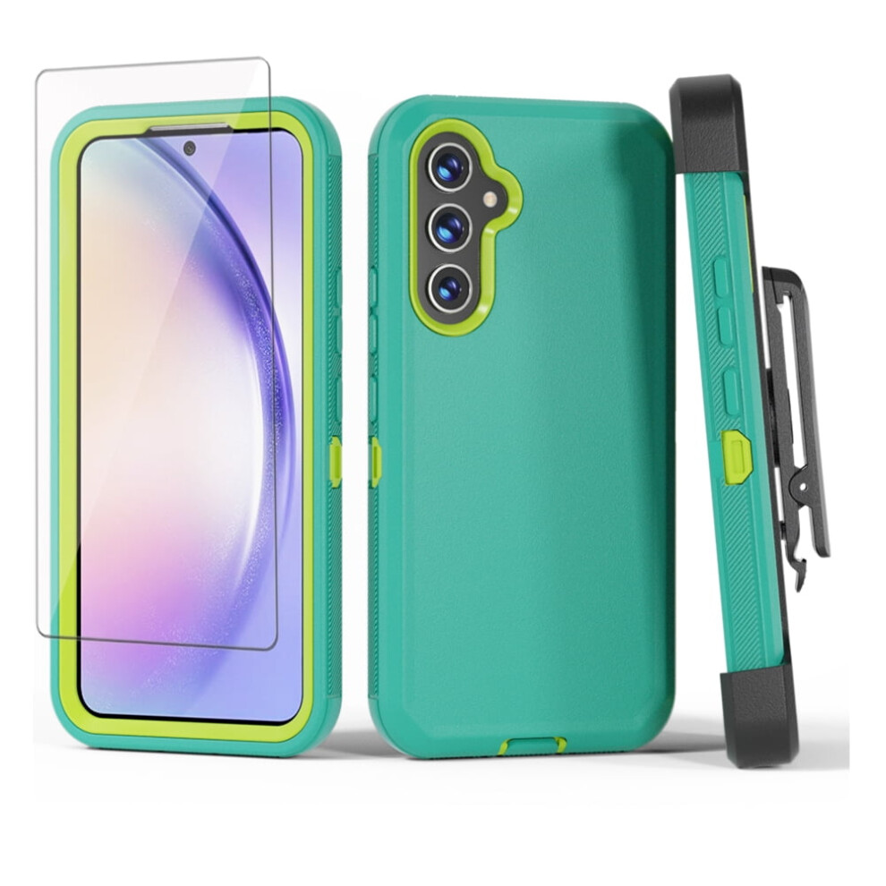 Xhy Galaxy A54 5G Case With Screen Protector And Belt Clip 9170372479443
